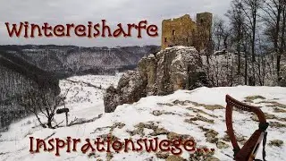 Zum Reu&szlig;enstein auf der Schw&auml;bischen Alb und Picknick im Schnee.