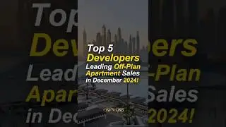 Off-plan apartment sales in December 2024! #dubaidevelopers #dubai #realestate #offplansales #emaar