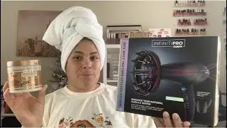 Suave Leave in Conditioner for Curly Hair | INFINITI PRO Hair Dryer CONAIR Review