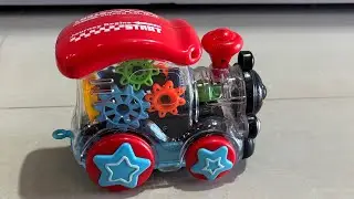 Unboxing Cartoon Train, Gear Train Testing Video #train #cartoon #dynamic 