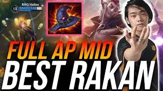 BEST RAKAN PLAYER IN THE WORLD?!! FULL AP RAKAN VS CHINA WILD RIFT ICONS
