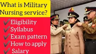 MNS Complete Details/ How To Apply For 12th /How To Apply After Bsc Nursing Or Msc Nursing