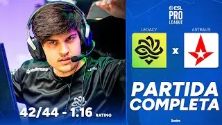 LEGACY vs ASTRALIS - PARTIDA COMPLETA COM GAULES - ESL PRO LEAGUE SEASON 22