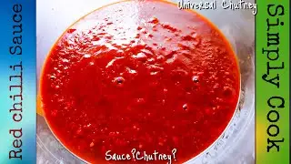 Red chilli Sauce||Red chutney||Universal add-on paste||Instead of🌶powder-Try this&Tell ur opinion📩