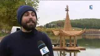 Construction d'une pagode...&agrave; la Clayette en Sa&ocirc;ne-et-Loire !