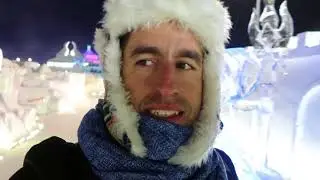 Exploring Chinas City made of Ice & Snow!
