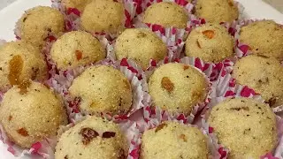 सूजी मावा के लड्डू बनाने का एक दम आसान और नया तरीका। Suji Mawa Laddu Recipe। Semolina Laddu Recipe।
