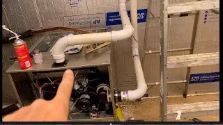 Furnace Air intake and exhaust instructions diagram installation PVC pipes