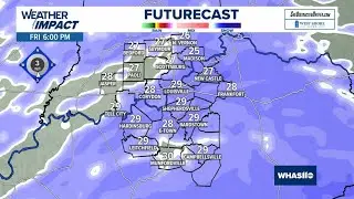 LIVE: Meteorologist Ben Pine is timing out when snow will fall across the Louisville area