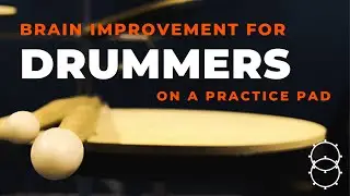 [FIGURES L-TRIANGLE R-LINE] BRAIN IMPROVEMENT FOR DRUMMERS ON A DW PRACTICE PAD 3/8 3/6