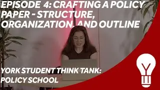 How to structure a policy paper - YSTT Policy School Ep. 4