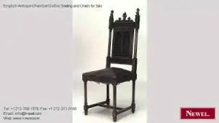 English Antique Chair/set Gothic Seating and Chairs for