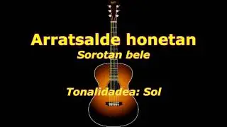 Arratsalde honetan (Sorotan Bele) Kitarra akordeak cover
