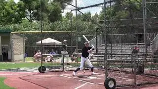 Dalton Wagner hitting side view