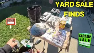 YARD SALE FINDS EDITION AT THIS COMMUNITY YARD SALE!