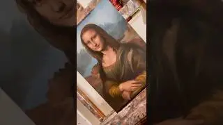 PAINTING THE ORIGINAL MONA LISA ✨ #artchallenge