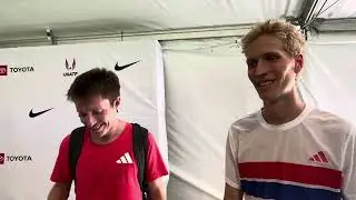Nathan Green after Luke Houser after 1500 final at USAs 