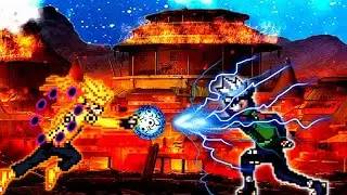 Naruto V2 OP (all form) VS DMS Kakashi V4 OP in Jump Force Mugen