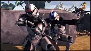 Felucian Fortress Raided by Clones! - Men of War: Clone Wars Recreated Battle Simulator