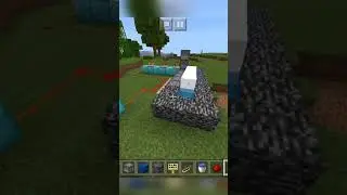 HOW TO MAKE TNT CANNON IN MINECRAFT JUST EASY! NOT MOD OR ADDONS #minecraft#shorts