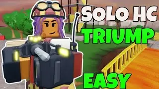 Solo Hardcore Triumph on Crossroads with REWORKED ENGİNEER | TDS Tower Defense Simulator