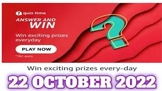 Amazon Funzone Quiz Answers Today |22 October 2022 | Daily Quiz Time