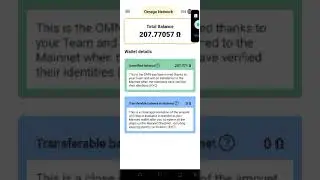 Create your omega wallet