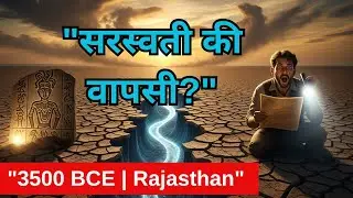 “Saraswati River Mystery: राजस्थान के रेगिस्तान में मिली 3500 साल पुरानी नदी!”