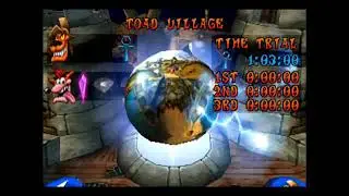 Alessandro Frigerio - Crash Bandicoot 3 PS1 Toad Village Platinum Relic