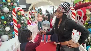 I TOOK DOODA TO MEET SANTA THE MINUTE HIS PLANE LANDED FOR CHRISTMAS BREAK +EMOTIONAL DROP OFF🥹💔