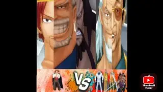 Red Hair Shanks Vs Admiral Grap, Admiral Kizaru, Silvers Rayleigh and Kido. can shanks defeat them ?