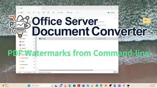 OSDC Tutorial - Command-line PDF Watermarking