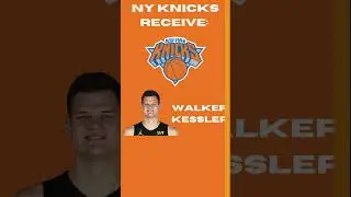 TRADING Walker Kessler To The New York Knicks! #nba #basketball #viral