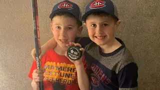 Boy gets Habs star's stick after being hit in mouth by puck