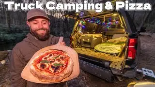 I Cooked Pizza In The Wilderness | Solo Truck Camping Tennessee