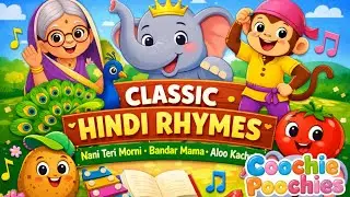 Classic Hindi Nursery Rhymes Collection | Nani Teri Morni, Bandar Mama, Aloo Kachalu & More 👶🎶