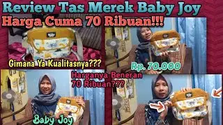 Review Tas Bayi Merk Baby Joy, Tasnya Empuk Banget