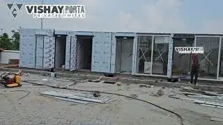 Portable Petrol Pump Office Cabin