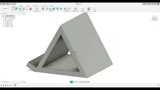 Basic phone stand with Fusion 360