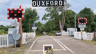 (Halogen Lights) Duxford Level Crossing, Cambridgeshire