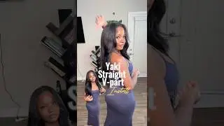 Установка парика Kinky Straight Vpart 😍 с волосами Nadula #kinkystraightwig #vpartwig #vpartwigin...