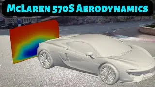 McLaren 570S Supercar Aerodynamics - CFD