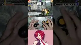 Vanessa combo com secreto KOF 2002 #vanessa #combo #arcade #fyp #fgc #viralvideo #kof #snk #games