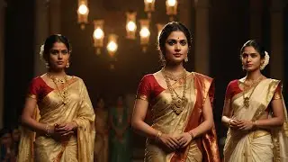 AI-Generated Kerala Fashion Show | Created Using Google VEO 3 | Virtual Runway Experience