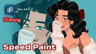 [Speed Paint] Drawing main characters in my story ☺️❤️ ( Part 1)  | Ibis Paint X
