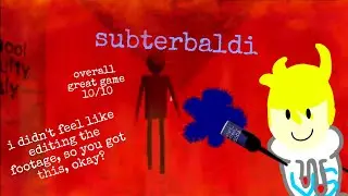 I played subterbaldi and it's amazing! #baldisbasics #baldisbasicsmod