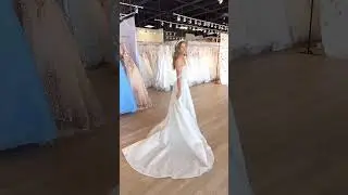 We are in LOVE with this Pearl Wedding Dress!
