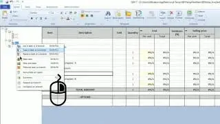 QDV 7  how to create a wbs