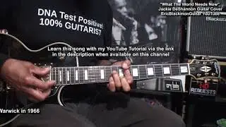 What The World Needs Now Jackie DeShannon Guitar Cover