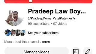 Pradeep Law Boy... is live!